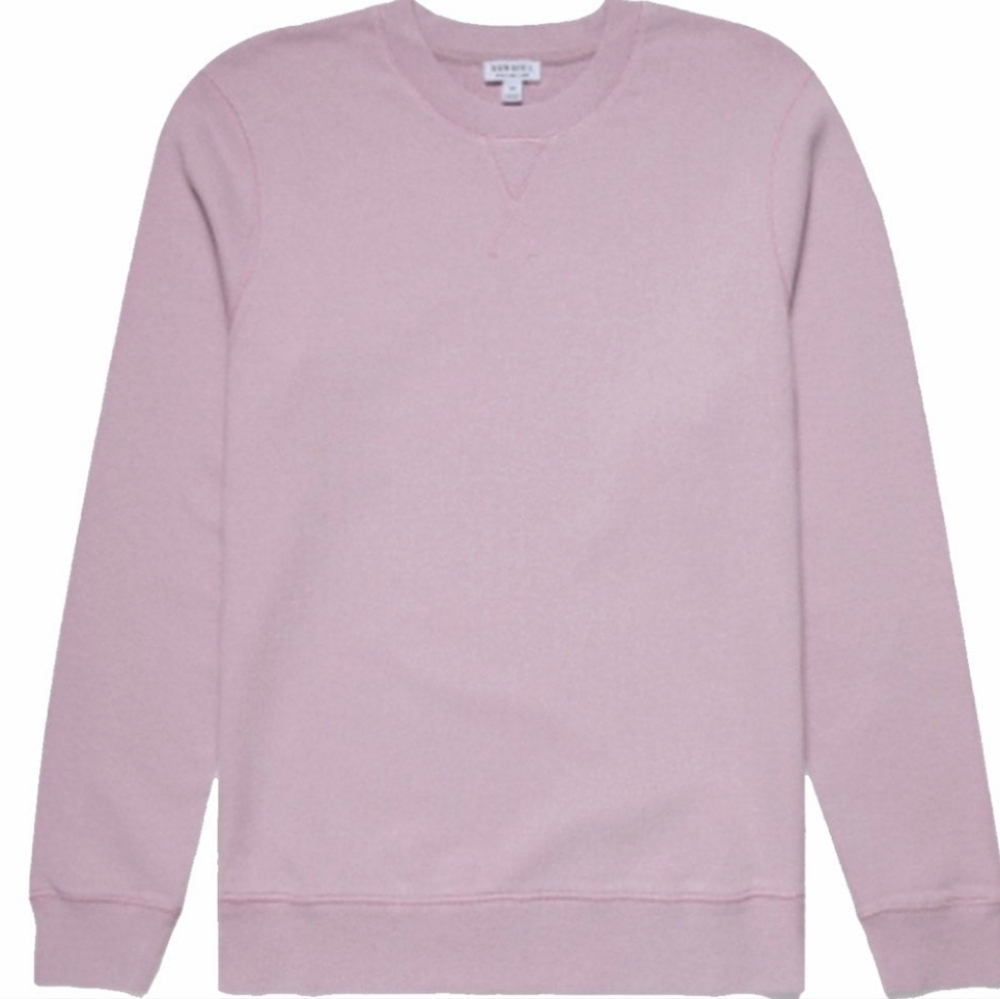 Sunspel Loopback Minimalist Cotton Sweatshirt Lil… - image 1